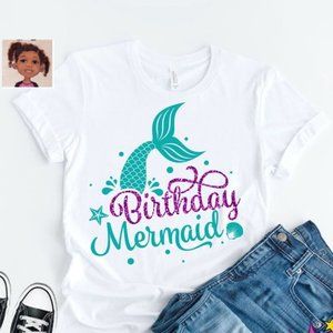 Mermaid Birthday Shirts